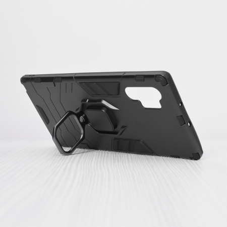 Husa Samsung Galaxy Note 10 Plus, Techsuit Shield Ring, Negru [1]