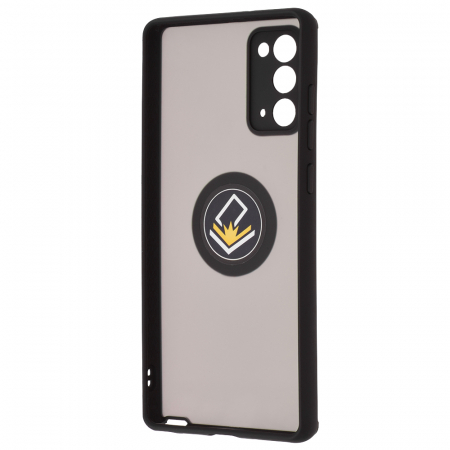 Husa Samsung Galaxy Note 20 cu inel suport stand magnetic, Negru [3]
