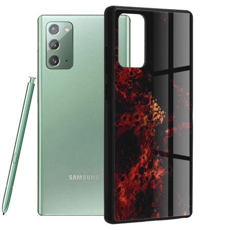 Galaxy Note 20 - Husa Samsung Galaxy Note 20, Glaze Series, Red Nebula