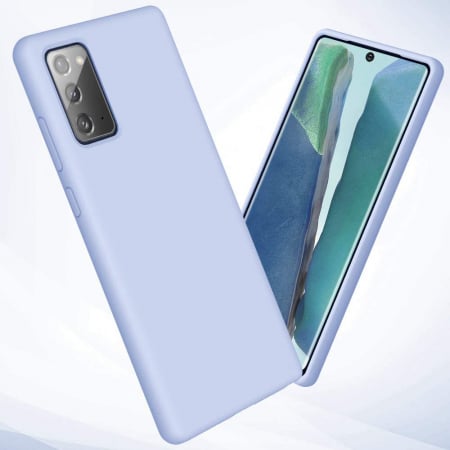 Husa Samsung Galaxy Note 20, Soft Edge Silicone, Denim Blue [7]