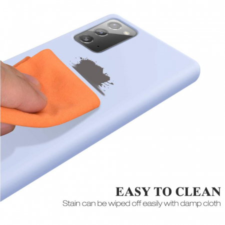 Husa Samsung Galaxy Note 20, Soft Edge Silicone, Denim Blue [6]