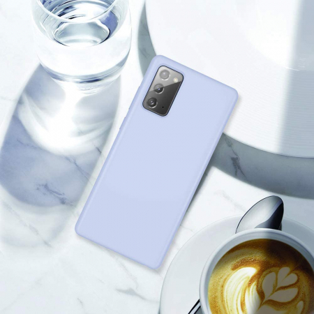Husa Samsung Galaxy Note 20, Soft Edge Silicone, Denim Blue [4]