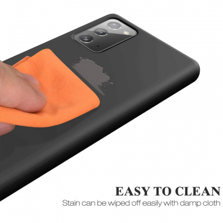 Husa Samsung Galaxy Note 20, Soft Edge Silicone, Negru [5]