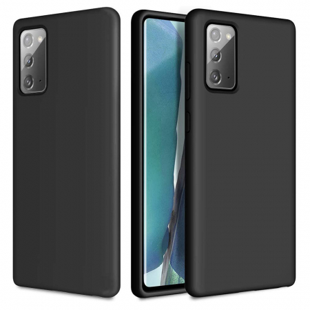 Husa Samsung Galaxy Note 20, Soft Edge Silicone, Negru [3]