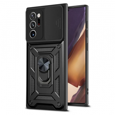 Galaxy Note 20 Ultra - Husa Samsung Galaxy Note 20 Ultra cu protectie camera Techsuit CamShield Series, Negru