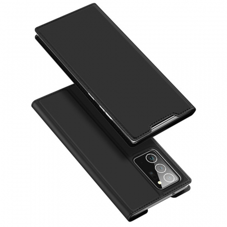 Galaxy Note 20 Ultra - Husa Samsung Galaxy Note 20 Ultra, Dux Ducis Skin Pro Flip Book, Negru