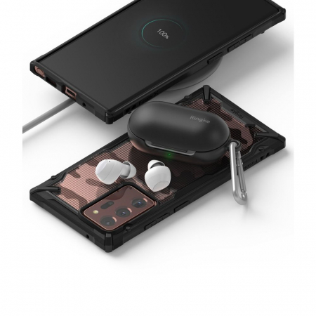 Husa Samsung Galaxy Note 20 Ultra, Ringke Fusion X, Camo Black [8]