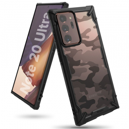 Galaxy Note 20 Ultra - Husa Samsung Galaxy Note 20 Ultra, Ringke Fusion X, Camo Black