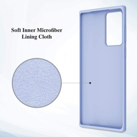 Husa Samsung Galaxy Note 20 Ultra, Soft Edge Silicone, Denim Blue [8]