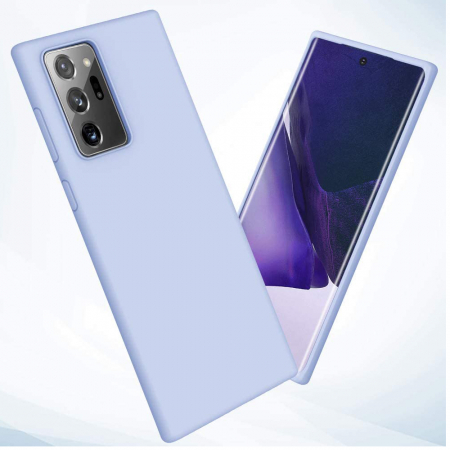 Husa Samsung Galaxy Note 20 Ultra, Soft Edge Silicone, Denim Blue [6]