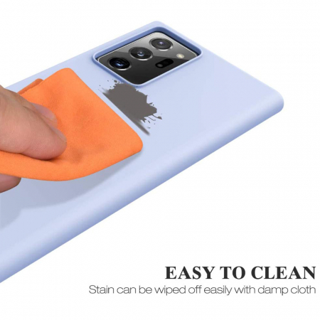 Husa Samsung Galaxy Note 20 Ultra, Soft Edge Silicone, Denim Blue [3]