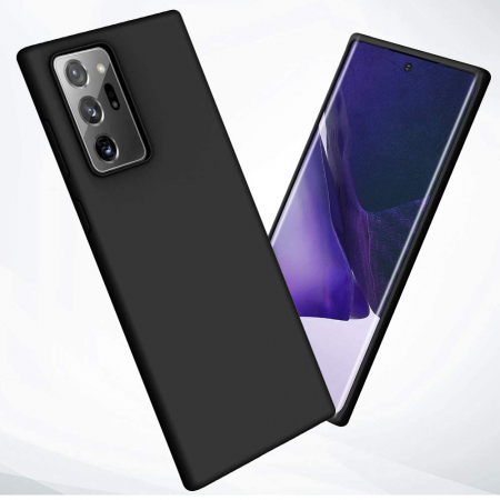 Husa Samsung Galaxy Note 20 Ultra, Soft Edge Silicone, Negru [4]