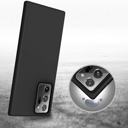 Husa Samsung Galaxy Note 20 Ultra, Soft Edge Silicone, Negru [2]