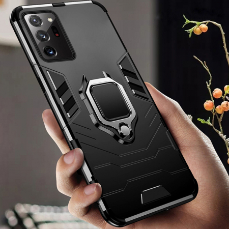 Husa Samsung Galaxy Note 20 Ultra, Techsuit Shield Ring, Negru [10]