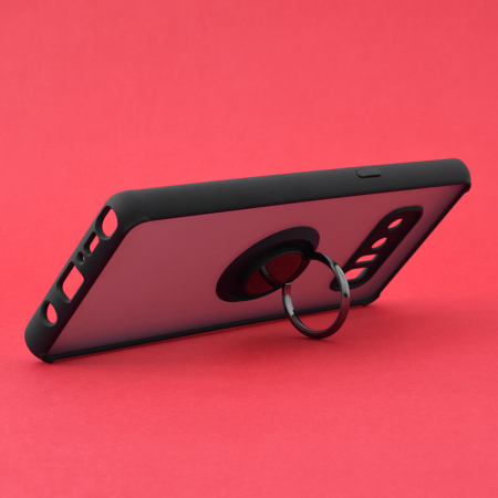 Husa Samsung Galaxy Note 8 cu inel suport stand magnetic, Negru [1]