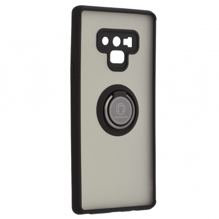 Husa Samsung Galaxy Note 9 cu inel suport stand magnetic, Negru [3]