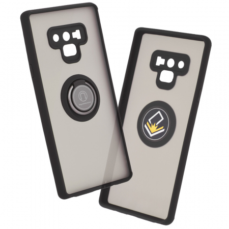 Galaxy Note 9 - Husa Samsung Galaxy Note 9 cu inel suport stand magnetic, Negru