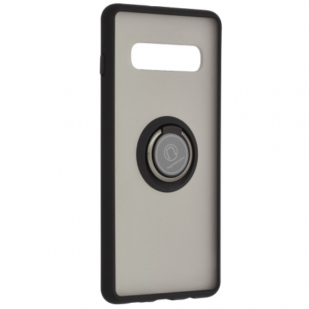 Husa Samsung Galaxy S10+ cu inel suport stand magnetic, Negru [2]