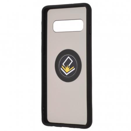 Husa Samsung Galaxy S10 cu inel suport stand magnetic, Negru [3]