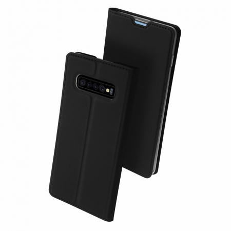 Husa Samsung Galaxy S10+, Dux Ducis Skin Pro Flip Book, Negru [1]