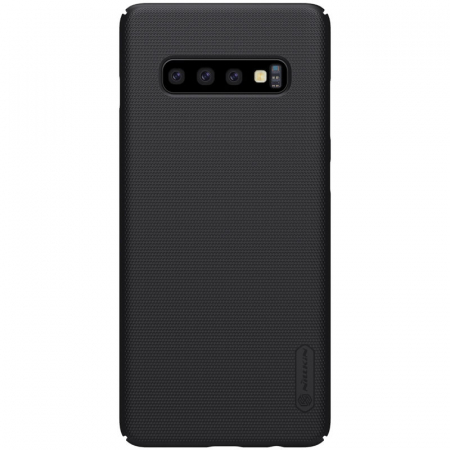 Galaxy S10+ - Husa Samsung Galaxy S10+, Nillkin Super Frosted Shield, Negru