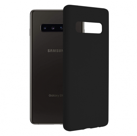 Galaxy S10+ - Husa Samsung Galaxy S10+, Soft Edge Silicone, Negru