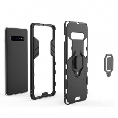 Husa Samsung Galaxy S10+, Techsuit Shield Ring, Negru [5]