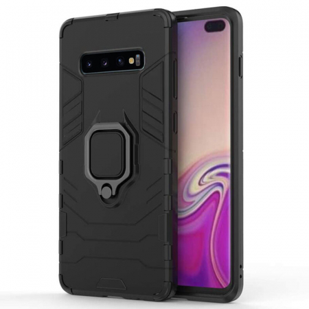 Galaxy S10 - Husa Samsung Galaxy S10, Techsuit Shield Ring, Negru