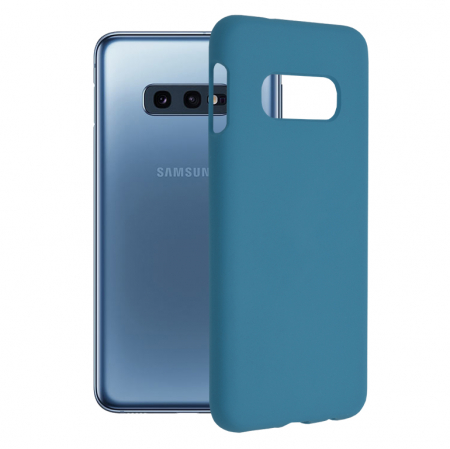 Galaxy S10e - Husa Samsung Galaxy S10e, Soft Edge Silicone, Denim Blue