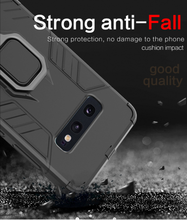 Husa Samsung Galaxy S10e, Techsuit Shield Ring, Negru [7]