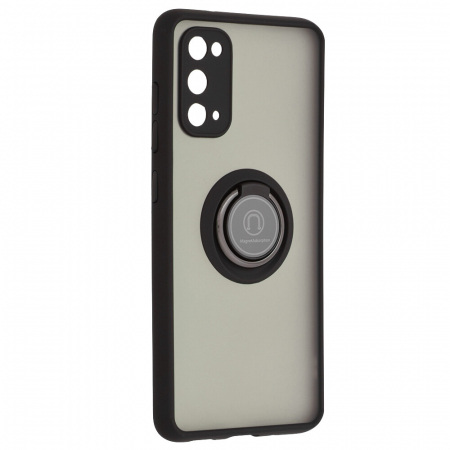 Husa Samsung Galaxy S20 cu inel suport stand magnetic, Negru [2]
