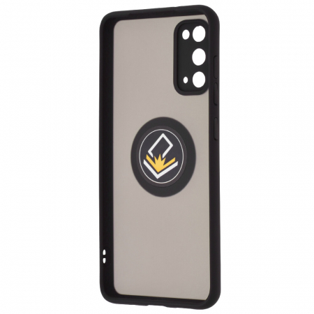 Husa Samsung Galaxy S20 cu inel suport stand magnetic, Negru [3]