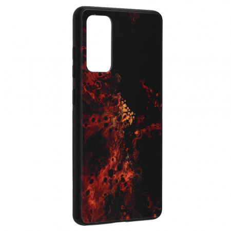 Husa Samsung Galaxy S20 FE, Glaze Series, Red Nebula [1]