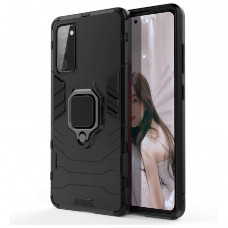 Galaxy S20 FE - Husa Samsung Galaxy S20 FE, Techsuit Shield Ring, Negru