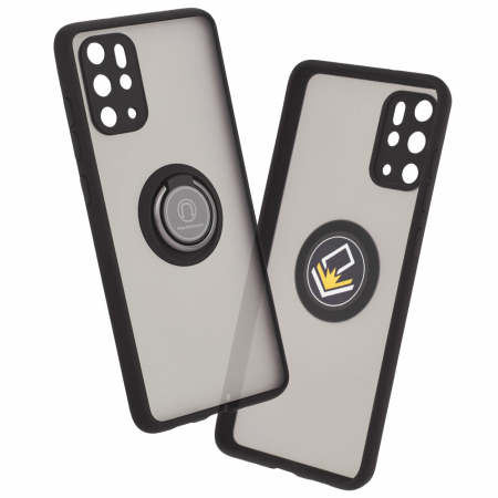 Galaxy S20 Plus - Husa Samsung Galaxy S20 Plus cu inel suport stand magnetic, Negru