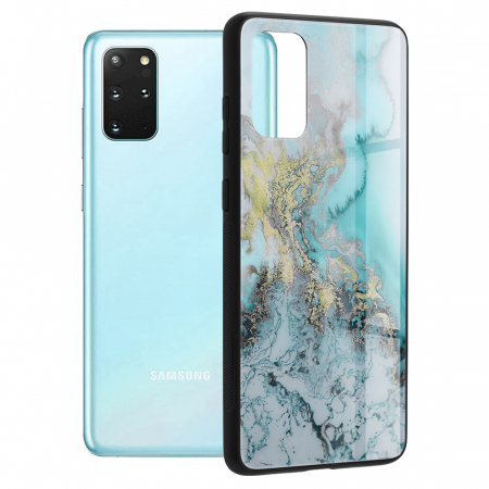 Galaxy S20 Plus - Husa Samsung Galaxy S20 Plus, Glaze Series, Blue Ocean