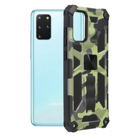 Galaxy S20 Plus - Husa Samsung Galaxy S20 Plus, Techsuit Blazor, Camo Lime