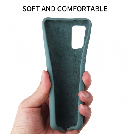 Husa Samsung Galaxy S20, Soft Edge Silicone, Dark Green [6]