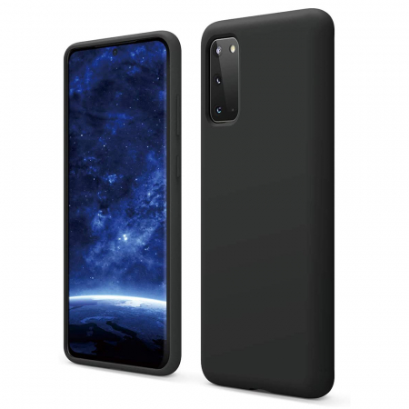 Husa Samsung Galaxy S20, Soft Edge Silicone, Negru [2]