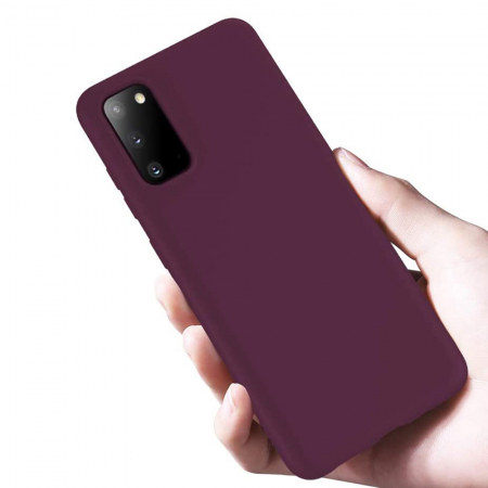 Husa Samsung Galaxy S20, Soft Edge Silicone, Plum Violet [4]