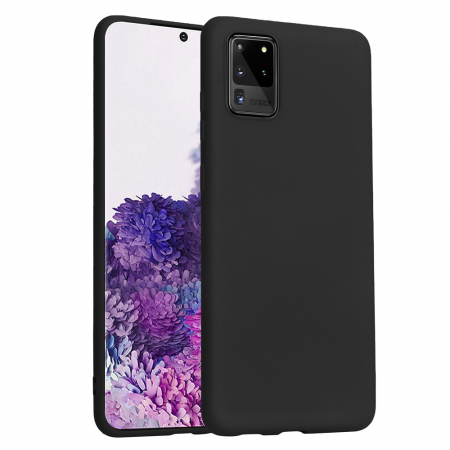 Husa Samsung Galaxy S20 Ultra, Soft Edge Silicone, Negru [3]
