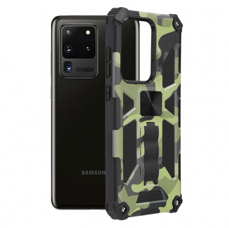 Galaxy S20 Ultra - Husa Samsung Galaxy S20 Ultra, Techsuit Blazor, Camo Lime