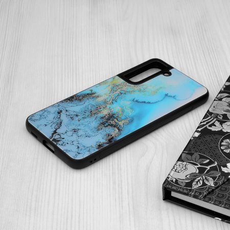 Husa Samsung Galaxy S21 FE, Glaze Series, Blue Ocean [5]