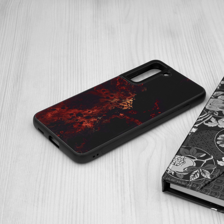 Husa Samsung Galaxy S21 FE, Glaze Series, Red Nebula [5]