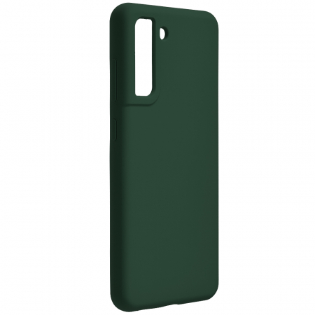 Husa Samsung Galaxy S21 FE, Soft Edge Silicone, Dark Green [1]
