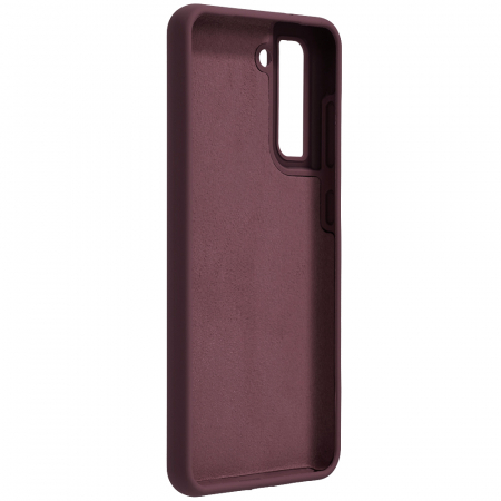 Husa Samsung Galaxy S21 FE, Soft Edge Silicone, Plum Violet [2]