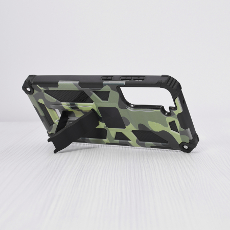 Husa Samsung Galaxy S21 FE, Techsuit Blazor, Camo Lime [1]