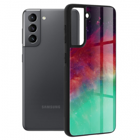 Galaxy S21 - Husa Samsung Galaxy S21, Glaze Series, Fiery Ocean