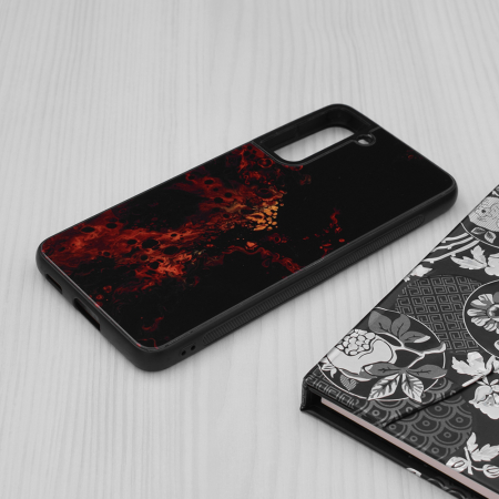 Husa Samsung Galaxy S21, Glaze Series, Red Nebula [2]