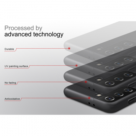 Husa Samsung Galaxy S21, Nillkin Super Frosted Shield, Blue [1]